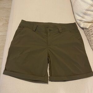 Women’s Outdoor Research Outdoors Casual Pockets Logo Chino Brown Shorts Size 8